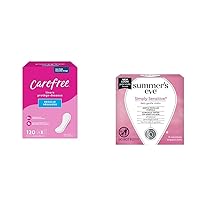 Panty Liners 120ct & Summer's Eve Cleansing Cloths 16 Count