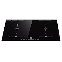 Empava 30 in. 240-Volt Electric Stove Induction Modular Cooktop in Black with 4 including Bridge Elements, 30IN