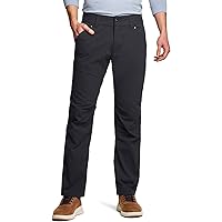 CQR Men's Casual Stretch Cargo Pants, Cool Dry Water Resistant Work Pants, Lightweight Straight-Fit Utility Pant with Pockets