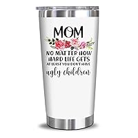 NewEleven Mothers Day Gifts For Mom - Gifts For Mom From Daughter, Son, Kids - Unique Birthday Gifts For Mom, Mother, Wife, New Mom, Bonus Mom, Pregnant Mom - Funny Gifts Ideas For Mom - 20 Oz Tumbler