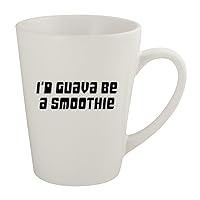 I'd Guava Be A Smoothie - Ceramic 12oz Latte Coffee Mug, White