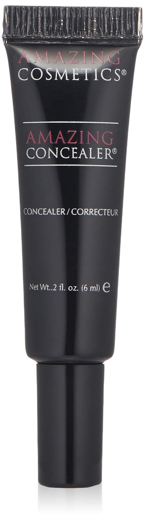 AmazingCosmetics Amazing Concealer, Full Coverage with Pin Dot Amounts, Long Wear Concealer Makeup for Undereye Dark Circles, Blemishes and Spots, Color Correcting, Skin- Like Finish
