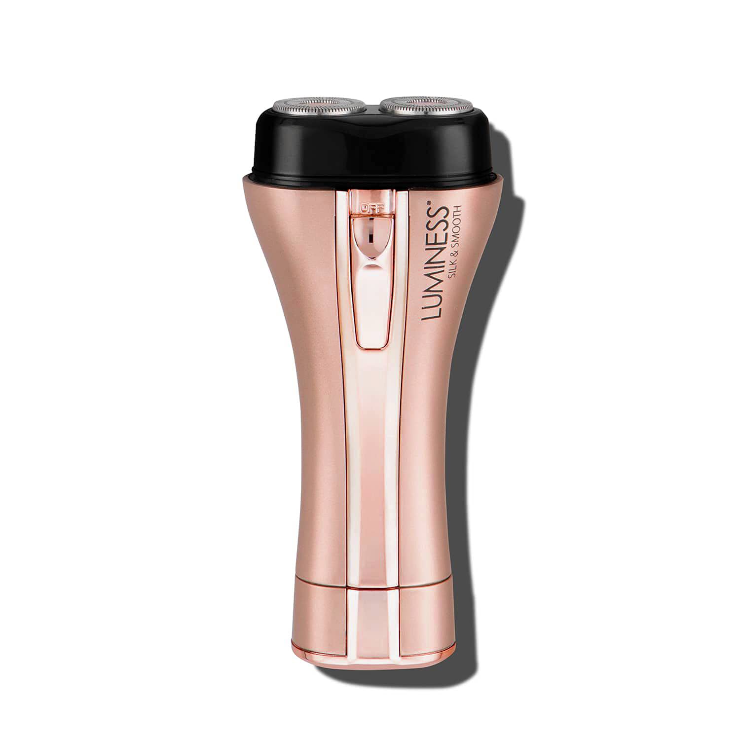LUMINESS Silk & Smooth Duo Blade Hair Remover, Rose Gold