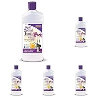 Bonide Liquid Orchid Food 9-7-9, 8 oz Concentrate Liquid Fertilizer for Strong Roots & Blooms, Use When Watering (Pack of 5)