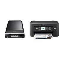 Epson Perfection V600 Color Photo, Image, Film, Negative & Document Scanner & Expression Home XP-4200 Wireless Color All-in-One Printer with Scan, Copy