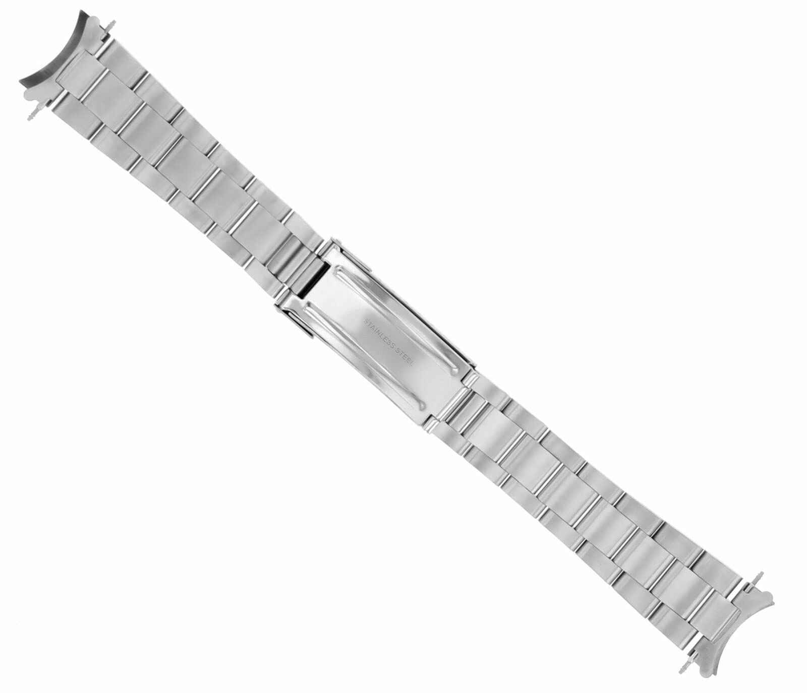Ewatchparts STAINLESS STEEL WATCH BAND COMPATIBLE WITH ROLEX GMT MASTER, MASTER 2 16700, 16710, 16760