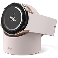 elago GW2 Compatible with Samsung Watch Charger for Galaxy Watch 4 Charger/Galaxy Watch 4 Classic/Galaxy Watch 3 Charger/Galaxy Watch Active(40~46mm)-[Sand Pink] [Charging Cable Not Included]