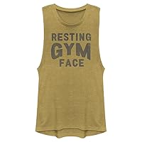 Fifth Sun Resting Gym Face Women's Muscle Tank