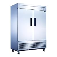 D55F Commercial 2-Door Reach-in Freezer