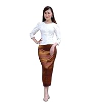 Beautiful Laos/Thai Traditional Silk Blouse, 12 Colors, Chest 32
