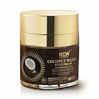 WOW Skin Science Anti-Age Coconut Water Full Cream With Hyaluronic Acid for Deep Hydration & Youthful Skin - Moisturizer For All Skin Types - Parabens, Silicones & Mineral Oil Free - 50 ml (1.7 Fl Oz)
