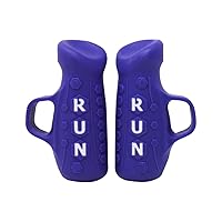 YOUTH Gripped Running Pods Handheld Weights Set Ergonomic with Anti-Slip Silicone Grip for Kids. PERFECT for Youth Sports Training - 2 Pods, 0.5 lbs each