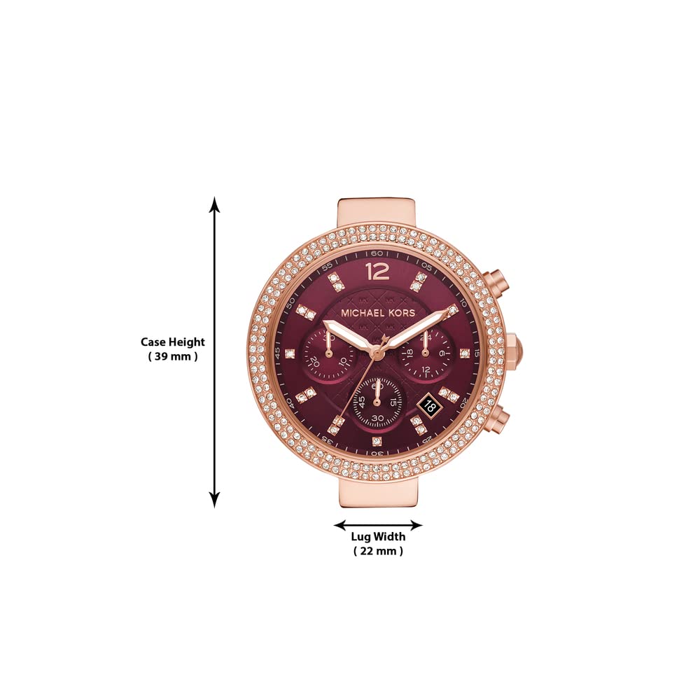 Mua Michael Kors Parker Stainless Steel Watch With Glitz Accents trên  Amazon Mỹ chính hãng 2023  Giaonhan247