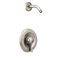 Commercial M-DURA Classic Brushed Nickel PosiTemp Shower Trim Kit Featuring Lever Handle and Shower Arm, without Showerhead, Valve Required, T8375NHCBN