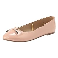 Women's Ballet Flats - Round Toe Classic Office Flat Shoes.