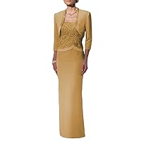 Sheath/Column Mother of The Bride Dress Elegant Wedding Guest Dress Sleeveless Floor Length Evening Dress 2024