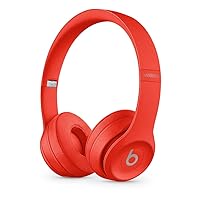 Solo3 Wireless On-Ear Headphones - Apple W1 Headphone Chip, Class 1 Bluetooth, 40 Hours of Listening Time, Built-in Microphone - Red
