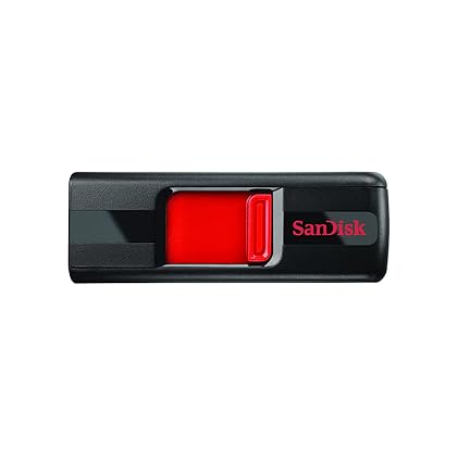 SanDisk 128GB Cruzer USB 2.0 Flash Drive - SDCZ36-128G-B35, Black