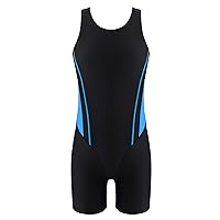 iiniim Kids Girls One-Piece Swimsuits Rash Guard Water Sport Short Boyshorts Tankini Bathing Suit