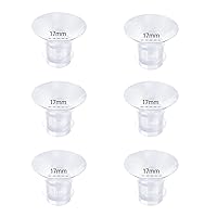 6pcs Flange Insert 17mm,Compatible with Momcozy S12/S12pro/S9/S9pro/TSRETE/Spectra/Medela/Elvie/Willow 24mm Breast Pump Shields/Flanges,Reduce 24mm Nipple Tunnel Down to 17mm