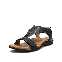 The Show Premium Leather Women's Sandal - Experience Everyday Style, Comfort, Arch Support, Cooling Gel Padding and an Adjustable Fit for Exceptional Walking Comfort