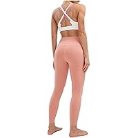 Women Color Blocking Workout Outfits 2 Pieces Yoga Outfits Gym Clothing High Waist Legging Sports Bra