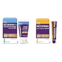 Mederma PM Intensive Overnight Scar Cream, Works with Skin's Nighttime Regenerative Activity & Scar Cream Plus SPF 30, Sunscreen, Protects from Sun Damage, Reduces the Appearance of Scars