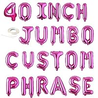 Jumbo Large Custom Pink 40