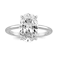 3.5 Carat Elongated Oval Cut Engagement Ring for Women Gold Plated 925 Sterling Silver Simulated Diamond Promise Ring