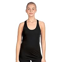 Next Level Women's Lightweight Racerback Tank, Large, Black