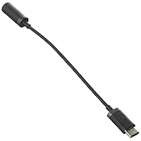 Motorola USB-C to 3.5mm Audio Headphone Jack Adapter Cable for Moto Z, Z Force, Z Force Droid, Z2 Force - Black