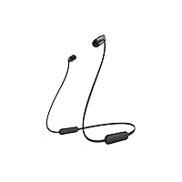 Sony Wireless in-Ear Headset/Headphones with Mic for Phone Call, Black (WI-C310/B)