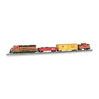 Bachmann Trains - Roaring Rails DCC Sound Value Ready to Run Electric Train Set - N Scale, Silver