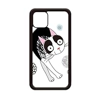 Animal Cartoon Cute Thin Cat for iPhone 12 Pro Max Cover for Apple Mini Mobile Case Shell