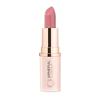 Mineral Fusion Lipstick, Vivid & Smudge-Free Lip Color with Avocado Oil, Cocoa Seed Butter & More, Long-Lasting Vegan Lipstick, FD&C Dye-Free, Cruelty-Free, Paraben-Free, Gluten Free, Paloma