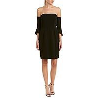 cupcakes and cashmere Women's Lexy Off The Shoulder Dress W/Bell Sleeve