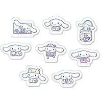 Marimo Craft 905419 Cinnamoroll Goods, Flake Stickers, 8 Types, 24 Pieces