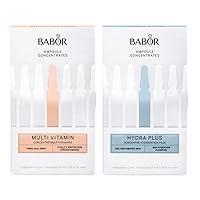 BABOR Multi-Vitamin & Hydra Plus Ampoule Serum Concentrate Bundle