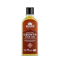 Ayumi Bio-Active Growth Hair Oil. Vegan, Cruelty-Free, Dermatologically-Tested, 1 x 150ml