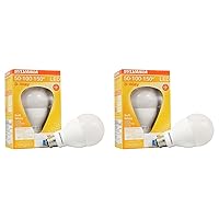 Sylvania A21 LED Light Bulb, 3 Way, 50W/ 100W/ 150W, 13 Year, Non-Dimmable, Up to 2600 Lumens, 2700K, Soft White - 2 Pack (79713)