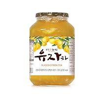 Korean Sliced Citron Tea - Yuzu 2.18lb /1000g, Hot Cold Iced Ade Beverage Drink Salad Sauce Spread Jam Citrus Marmalade (Citron)