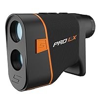 Shot Scope PRO LX Laser Rangefinder - Target-Lock Vibration - Rapid-Fire Detection - Adaptive Slope Technology - Red and Black Dual Optics - Accurate to 1 Yard