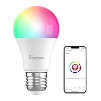 B05-BL-A19 Wi-Fi Smart RGB Bulb 9W Variable Color, 2700K - 6500K Brightness Adjustable Color Temperature, APP Remote Control, Work with Alexa and Google Assistant (1 Pack)