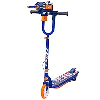 NERF Kids Electric Scooter - Kick Scooter, NERF Blaster, Fires Up to 60 Feet, Adjustable Height, Anti-Slip Deck, Rear Brake, E Scooter for Kids, Kids Scooter, Outdoor Toys, Ages 8+, Up to 185 lbs