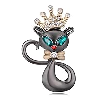 Cute Cat Embellished Brooch Best s For Fashion Girls New Released Attractive Design, M, Plastic, no gemstone