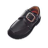 Boys' School Shoes (Sizes 10-8) - Black, 13 Youth