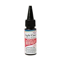 Signature Crafts Red Ultraviolet Light Curing UV Resin for Jewelry Making, 25g