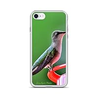 Phone Case - Compatible with iPhone SE - Hummingbird at The Feeder