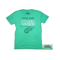 Local Celebrity Online Poker Legend Grinder Green T-Shirt Tee