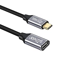 PD 100W USB C Extension Cable Type C3.1 Gen 2 Male to Female Extender Data Cord for Cellphone Laptop Type-c Male to Female Line